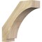 Ekena Millwork 6"W x 20"D x 20"H Imperial Rough Sawn Knee Brace, Douglas Fir BRC06X20X20IMP00RDF - alternate 1